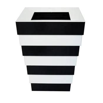 

2019 New Creative Plastic Telescopic Trash Square Folding Retractable Trash Can Bedroom Office Personality Folding Waste Bins