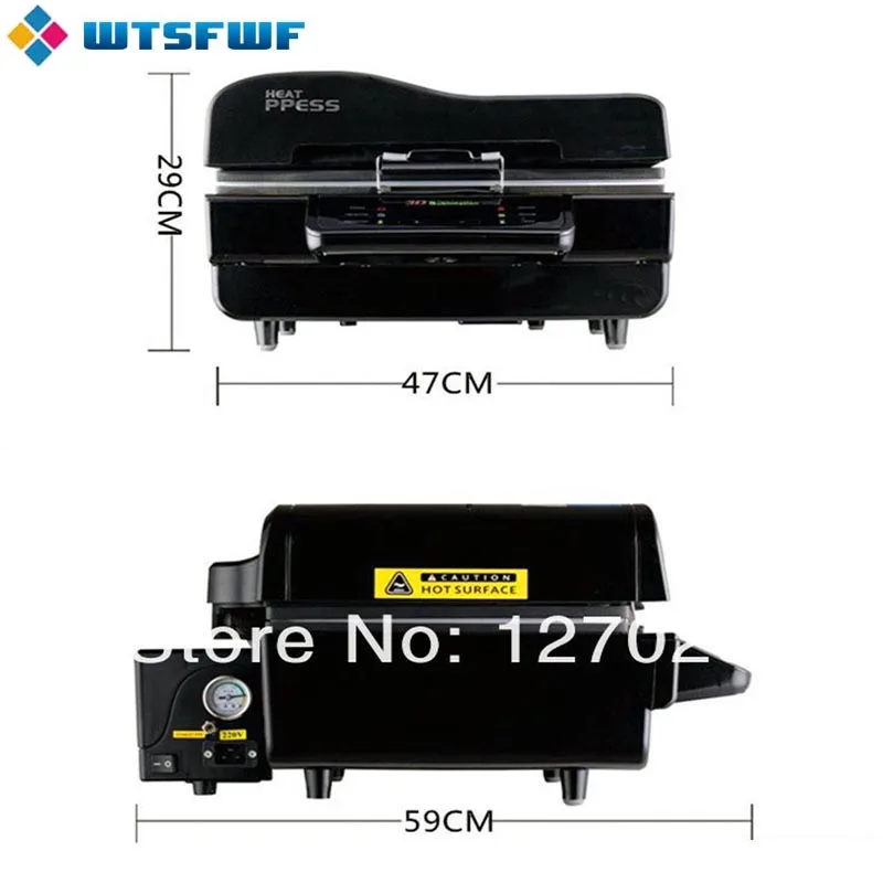 Wtsfwf A3 ST-3042 3D сублимационный термопресс принтер термопресс машина для чехлов кружки тарелки очки керамика дерево