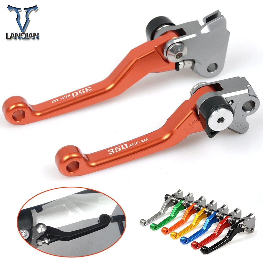 

For KTM 350 XCF-W 350XCF-W 2011 2012 2013 Motorcycle Accessories Dirt Bike Pivot Brake Clutch Levers Customized Lever Aluminum