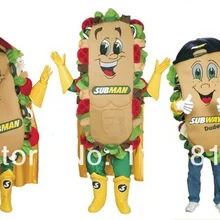 Талисман Сэндвич костюм талисмана Модный на заказ костюм аниме маскарадные костюмы маскот тема маскарадный костюм карнавальный костюм