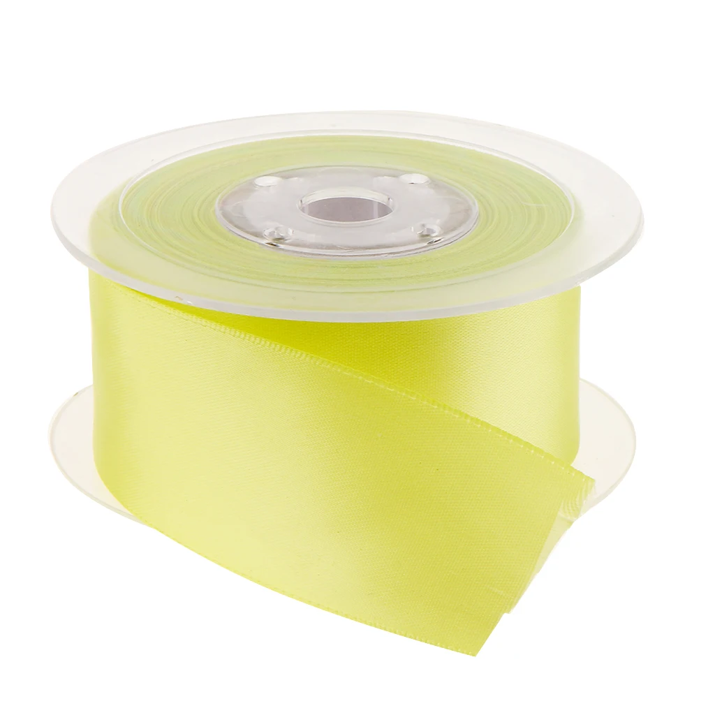 15 Meters Double Sided Polyester Satin Ribbon for Wedding Party Gift Wrapping Craft 38mm