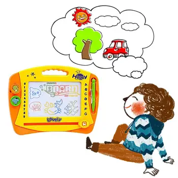 

Kids Magnetic Drawing Board Puzzle Magnetic Toy Children Cartoon Seal Writing Drawing Board Early Educational Toy Ideal Gifts