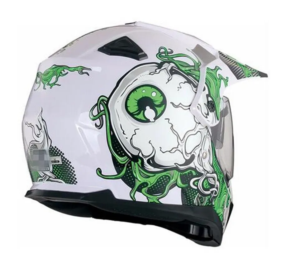 Capacete casco moto WANLI moto rcycle шлем с двойными линзами шлем для беговых гонок для внедорожных гонок мотоциклетный шлем с внутренним солнцезащитным козырьком