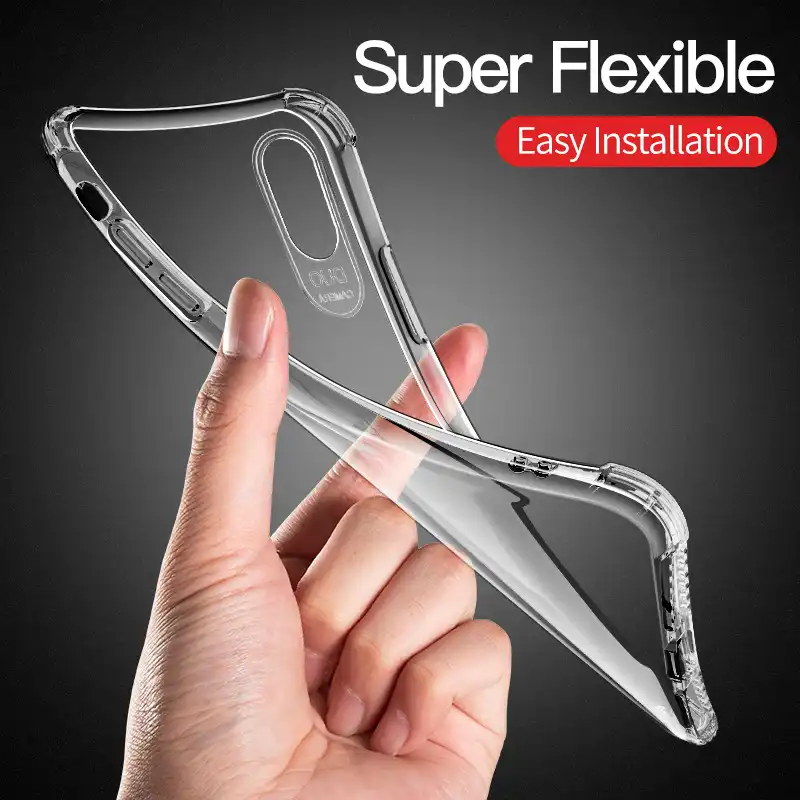 Msvii Wyczysc Telefon Etui Na Iphone A Xs Max Przezroczysty Krysztal Na Poduszke Powietrzna Dla Iphone X Xr Przypadku Tpu 6 S 7 8 Plus Pelna Ochrona Phone Case Covers Aliexpress