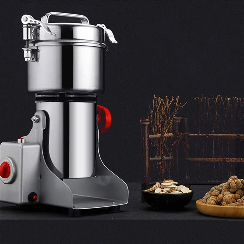 

Large Multifunction Swing 300g Portable Stainless Steel Grinder Herb Flood Flour Pulverizer Grains Food Mill Grinding Machine