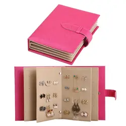 Jewelry серьга коробка книга Портативный мешочек для сережек хранения коллекционное украшение Цепочки и ожерелья собирать