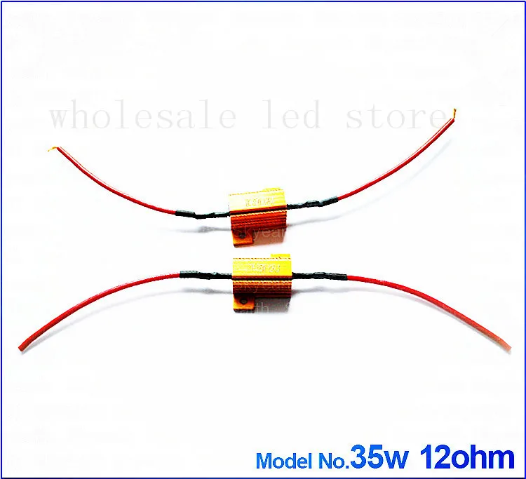 10PCS 35w 12ohmLoad Resistor for Auto Car LED Turn Signal Light Bulbs