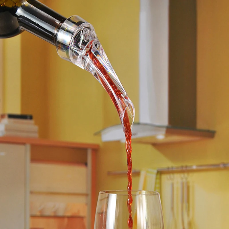 

Filter Aerating Tool Red Wine Aerator Pour Spout Bottle Stopper Decanter Pourer Aerating Portable Bar kitchen accessorie HY