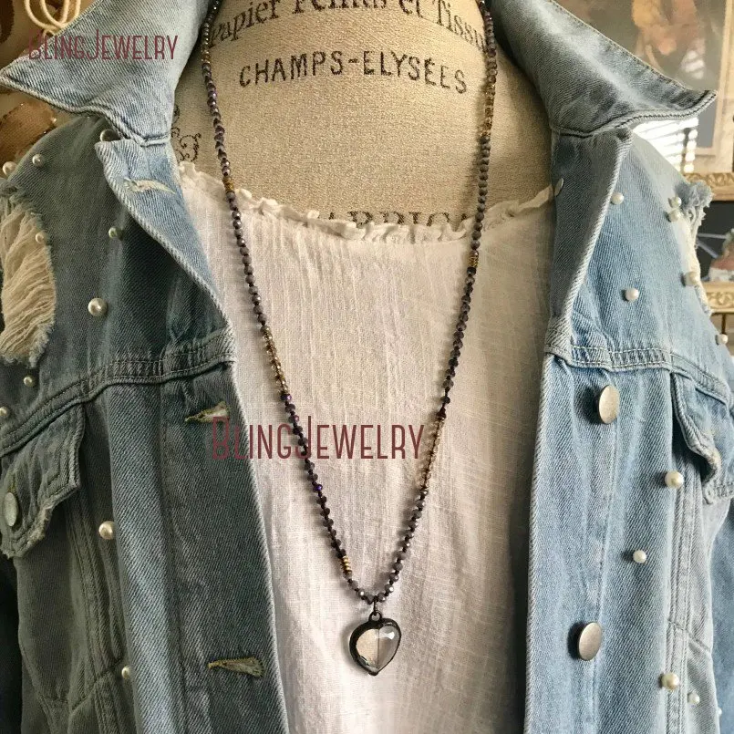 20180629-NM11324-boho glam unique jewelry crystal heart gift holiday fashion multi tone necklace by marleelovesroxy