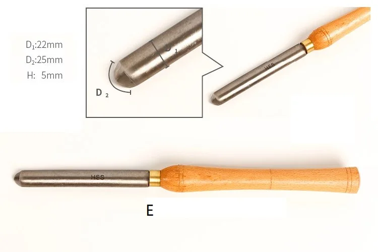8 видов HSS деревообрабатывающий токарный инструмент набор долота инструмент токарный нож токарный станок Инструменты