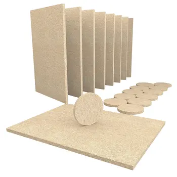 

NOCM-8 Large Self Stick Furniture Felt Sheets 12 Round Felt Pads To Protect Hardwood Floors&Furniture