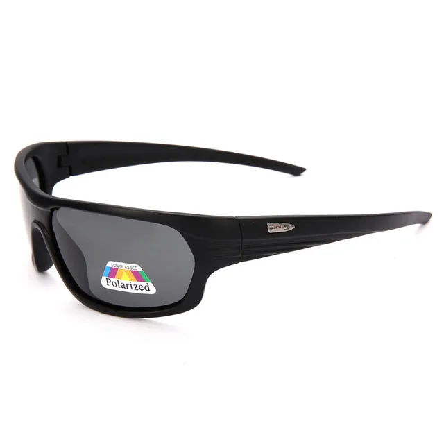 Glitztxunk Sport Sunglasses Men Polarized Square Retro Sun Glasses for Men Black Frame Outdoor Driving Eyewear Oculos Gafas