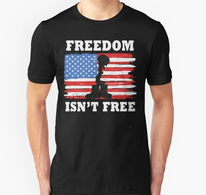 Мужская футболка с коротким рукавом Freedom isnt Free ко Дню ветерана футболки унисекс