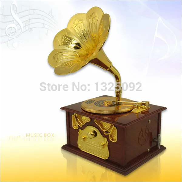 Music Boxes Creative retro gramophone music box carousel music box birthday gift gifts to share c2022 Music Boxes Creative retro gramophone music box carousel music box birthday gift gifts to share c2022