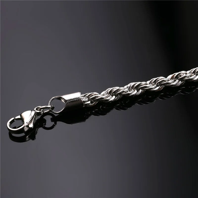 Браслет Starlord из нержавеющей стали золотого/черного цвета 3 мм 21 см|chain bracelet|rope