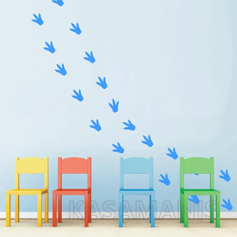 HOODANCOS 32 Pièces Autocollants Muraux Dinosaure PVC