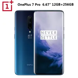 2019New OnePlus 7 Android 9,0 мобильный телефон 8 Гб 256 Snapdragon855 Octa core 6,41 "2340x1080 p 19,5: 9 полноэкранный 3700 мАч NFC 48MP