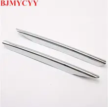 Bjmycyy для 2016 2017 Honda Civic Chrome сзади Туман свет лампы для бровей бампер крышка век накладка ободок укладки Гарнир литье