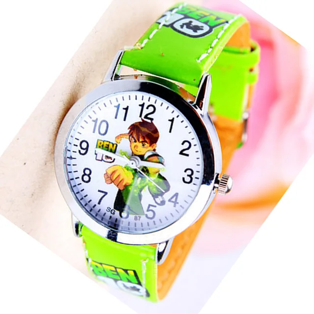 Ben 10 Children Watch Cartoon Leather Quartz Kids Watches Spiderman Child Wrist Ben 10 Children Watch Cartoon Leather Quartz Kids Watches Spiderman Child Wrist