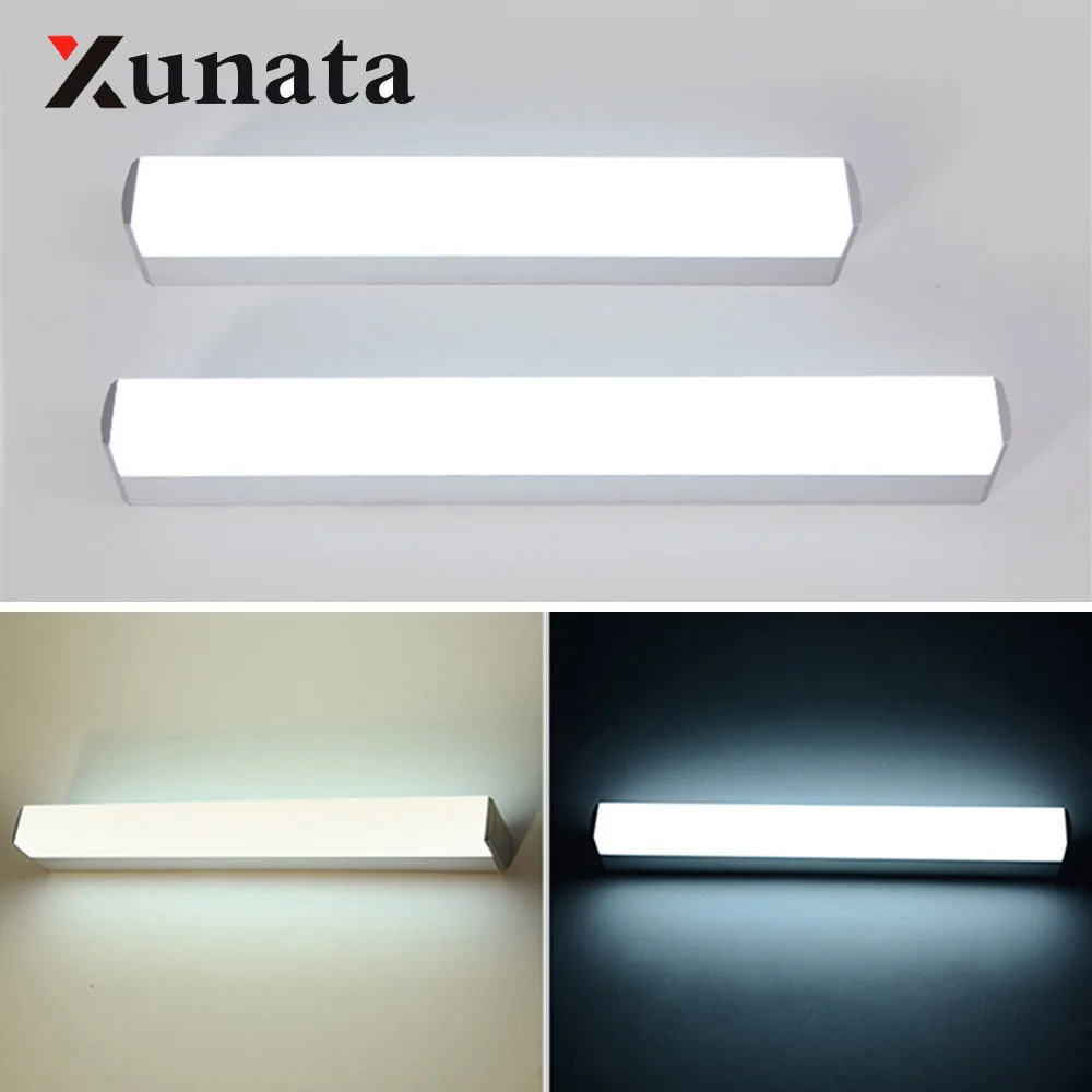 LED Wall Lamp 12W 16W 22W Waterproof Bathroom Wall Light Cabinet Mirror Lamp Dressing Room Kitchen Lighting AC85-265V