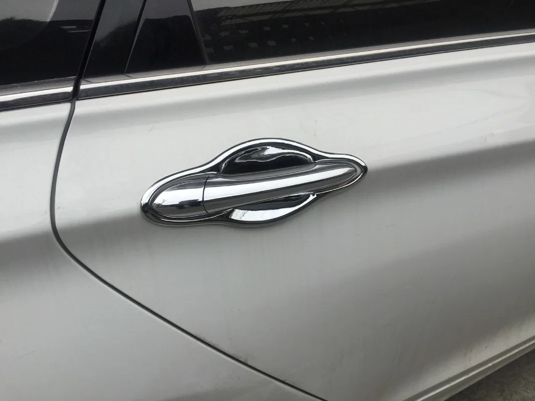Funduoo Накладка для Hyundai Sonata YE i45 YF хромированная ABS накладка на дверную ручку