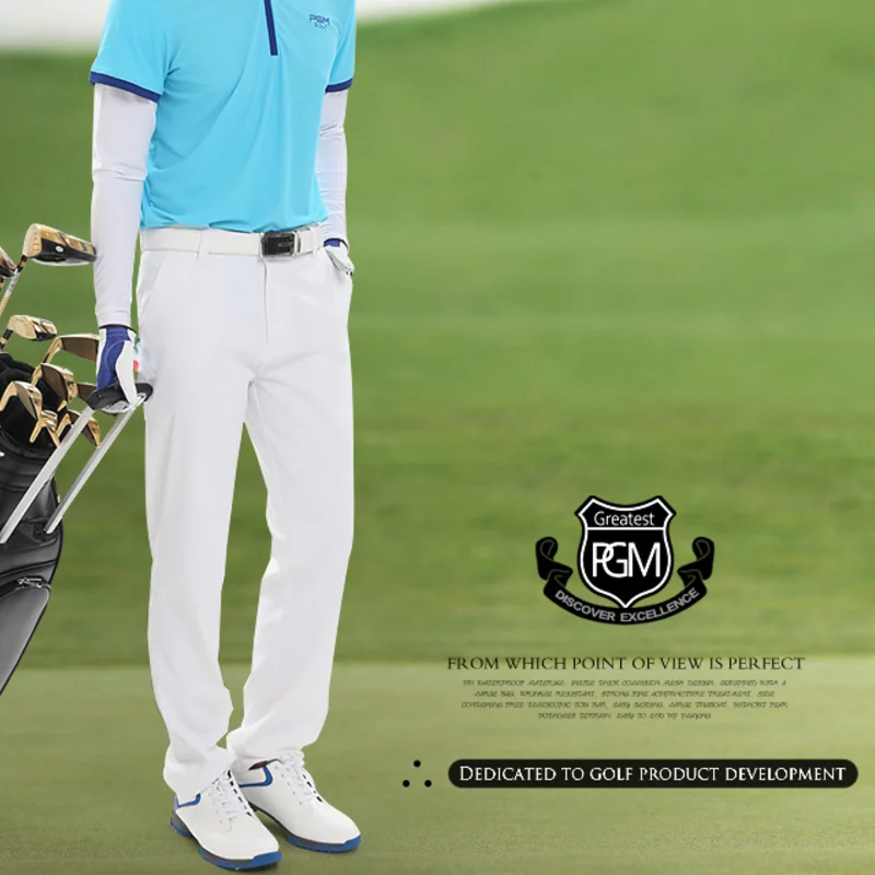 Pgm Golf Мужские брюки с высокой эластичностью летние мужские дышащие