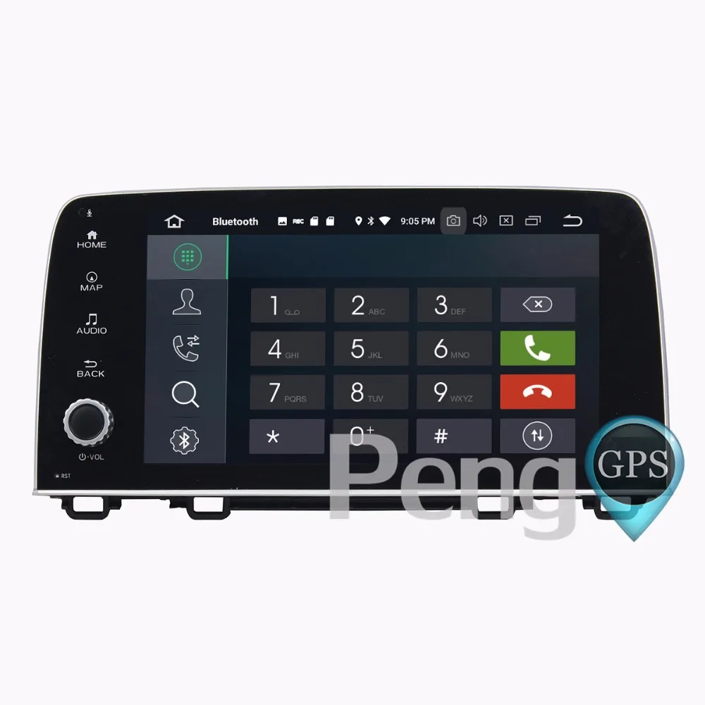 Cheap 4G+32G Octa Core 2 Din Stereo Android 8.0 Car Radio for Honda CRV 2017  GPS Navigation CD DVD Player Bluetooth headunit 5