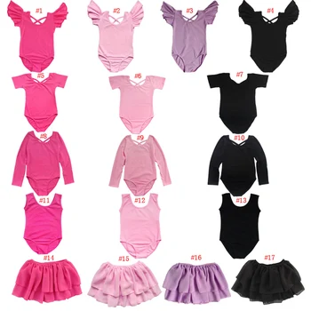 

BAOHULU Girls Gymnastics Leotard Children Dance Wear Kids Bodysuit Girls Dance Leotard Tutu Performance Gym Suits Costume