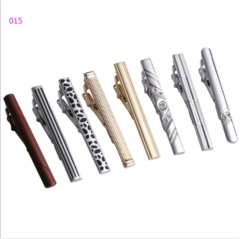 8 шт смешанных цветов Мужской классический галстук, зажимы для галстуков бар набор для регулярные связи 2,3 Inch-LDJ00390