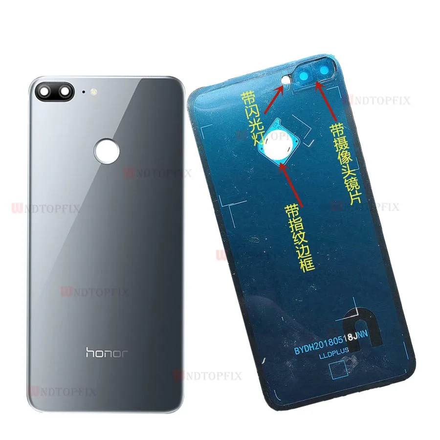 Новинка задняя крышка батарейного отсека для Huawei Honor 9i Задняя стеклянная корпуса