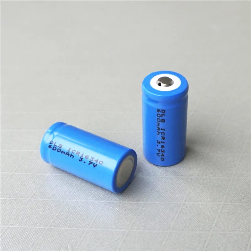 16340 600mah Dlg 3 6 v 7 cr123a литий ионный перезаряжаемый аккумулятор с бесплатным зарядным