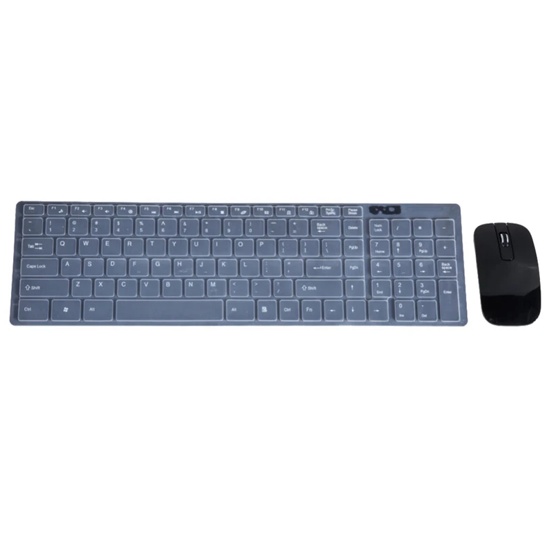 

Ultra Thin 2.4G Wireless Keyboard Dock Optical Mouse Set With Cover Kit Black Keyboard Mouse Combos