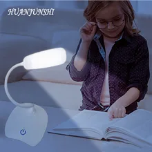 Складная USB перезаряжаемая настольная лампа светодиодный настольная лампа с сенсорным управлением 3 Вт 18 светодиодный s Диммируемый Светильник для чтения