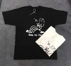 19SS Asap Рокки травмированные мужские и женские футболки высококачественный Хип-Хоп Летний стиль с изображением Трэвиса Скотта ASTROWORLD