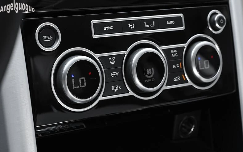 Металлическая Наклейка для Land Rover Discovery 5 2017 20 автомобильная ручка кондиционера