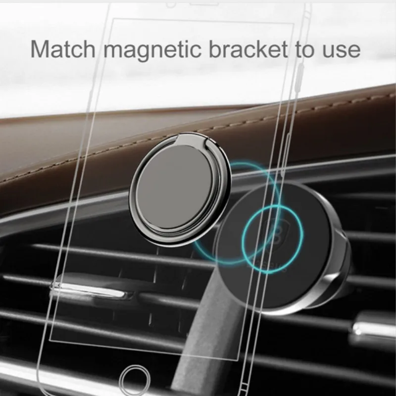 Baseus Phone Ring Holder For iPhone Samsung Huawei Phone Desktop Stand 360 Finger Ring Phone Holder Fit For Magnetic Car Holder Baseus Phone Ring Holder For iPhone Samsung Huawei Phone Desktop Stand 360 Finger Ring Phone Holder Fit For Magnetic Car Holder