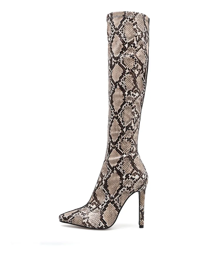 coloured heeled boots