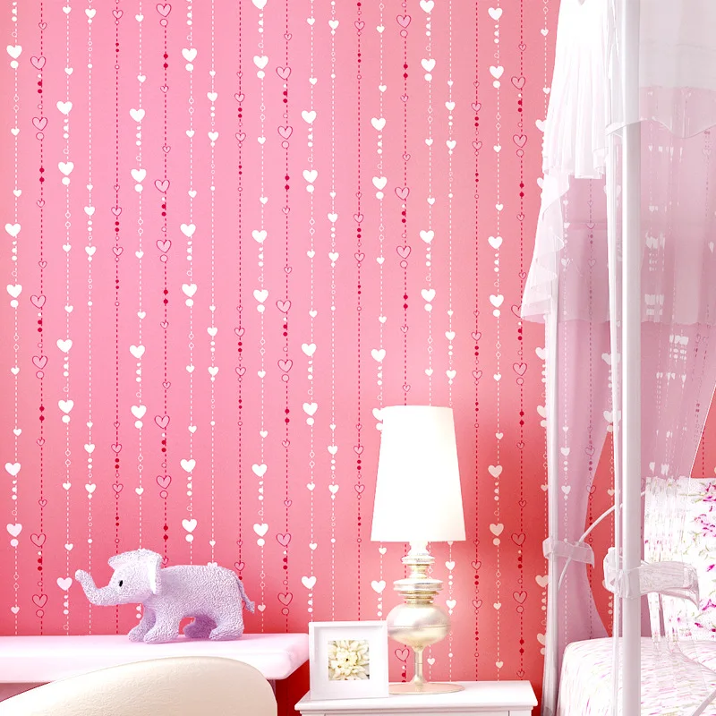 10m Modern Minimalist Cartoon Love Bead Curtain nonwovens Wallpaper For Children Room Living Decor Free Shipping | Обустройство дома