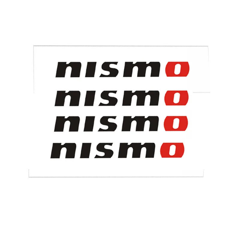 4 шт. nismo автомобильные ободные наклейки, автомобильные наружные декоративные наклейки для nissan Tiida Sunny QASHQAI MARCH LIVINA TEANA X-TRAI