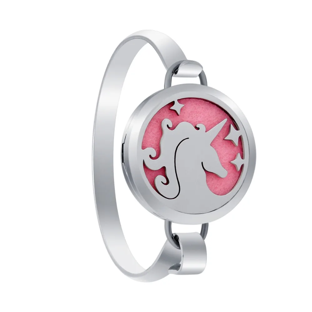 unicorn ZP-BS554-6 Diffuser Locket Bracelet