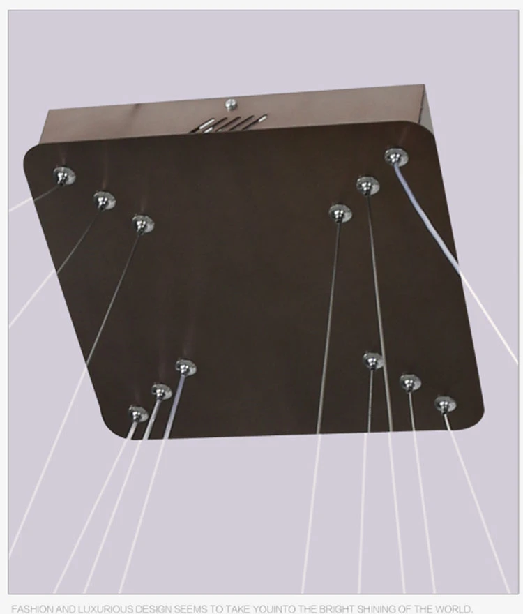 square ring Pendant lamp 17