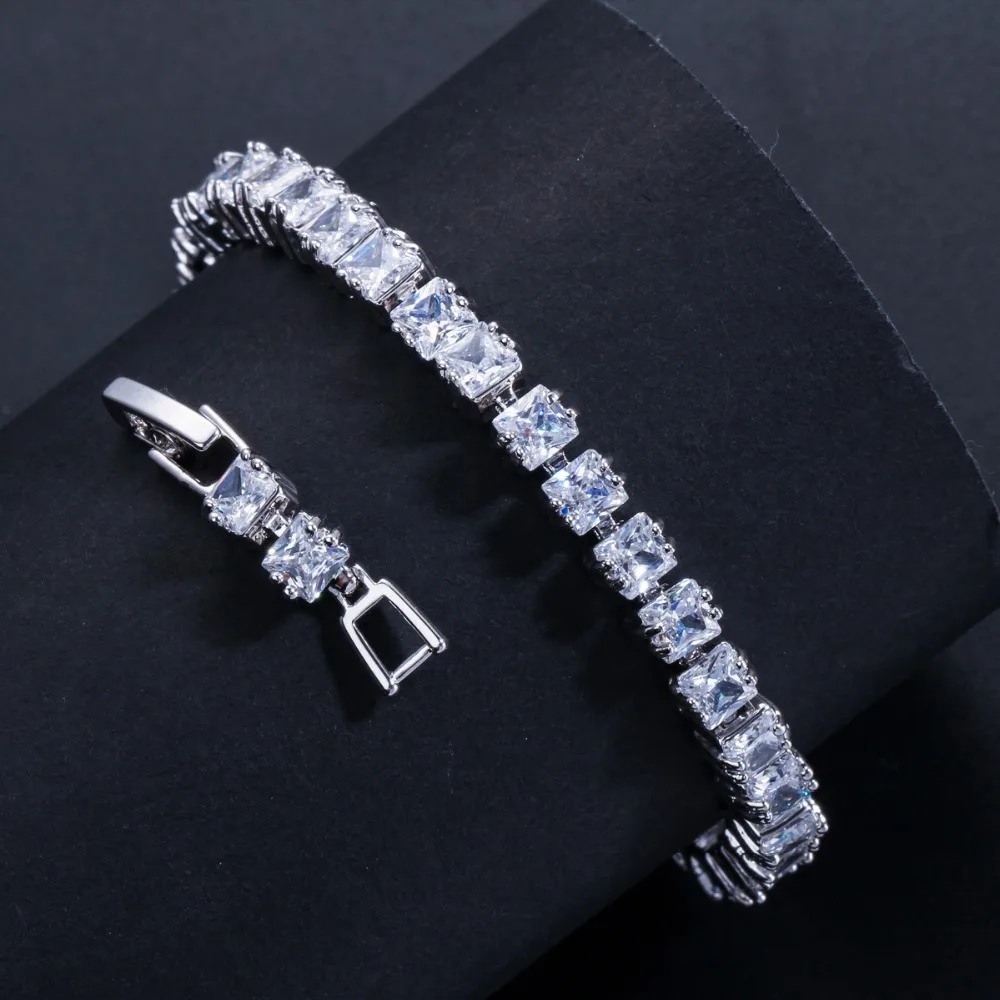 Женский браслет для тенниса с фианитами CB059|women bracelet|luxury woman braceletsbracelet jewelry |