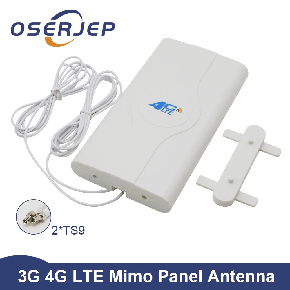 2X TS9 коннектор 700 2600 МГц 3g 4g Lte внешний усилитель панели антенна 4G LTE MIMO + 2 м/3 м/5 м для