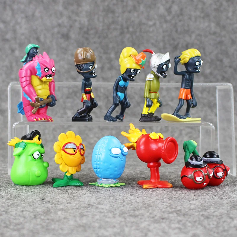 Plants VS Zombies Shooting Pea Bullets Sunflower Cherry Bomb Toy Figures