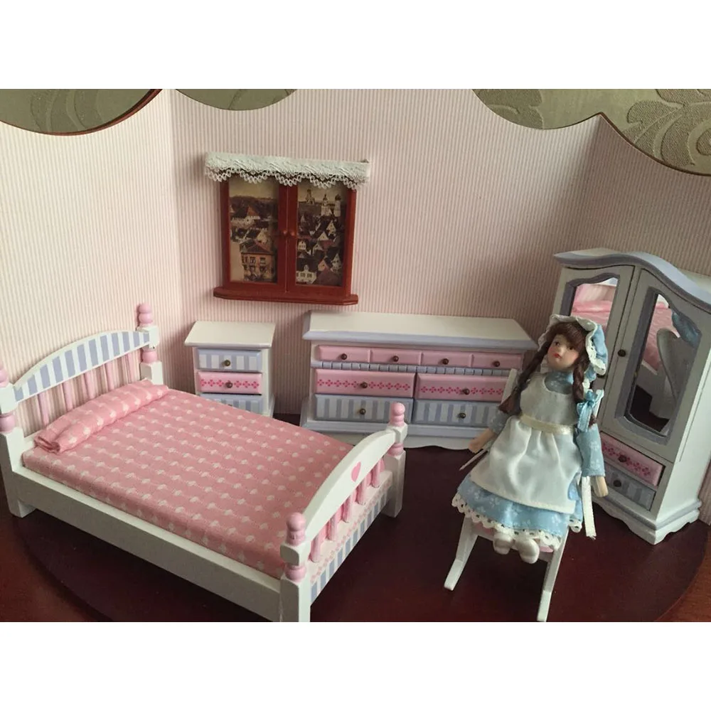Buy 112 Dollhouse Furniture toys for dolls white