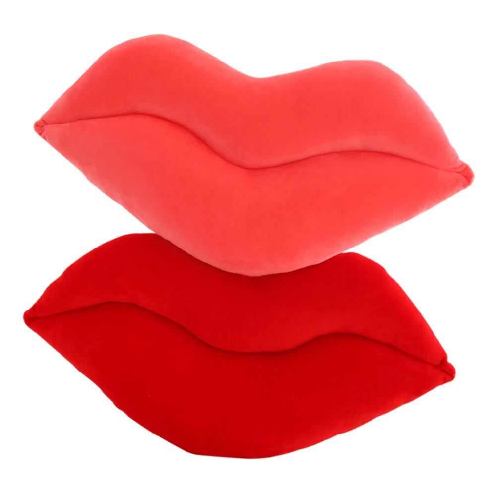 Fancytrader Plush Red Lip Pillow Doll Huge Stuffed Soft Anime Realistic