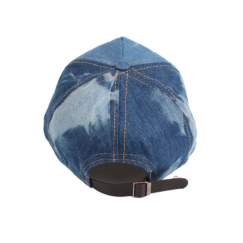 Fashion Kids Baseball Caps Cotton Denim Summer Sun Caps Cowboy Letter Sailboat Snapback Hat Cap For Girls Baby Boys Clothing (14)