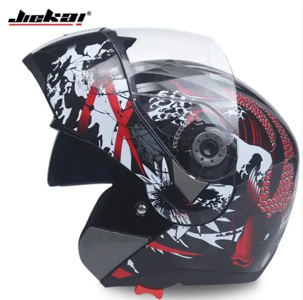 Двойной объектив шлем мотоциклетный шлем флип мотоциклетный шлем DOT утвержден