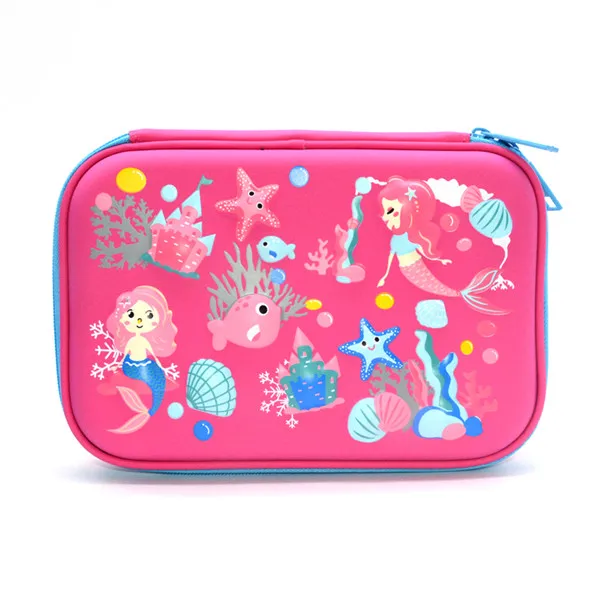 Чехол для карандашей с акулой EVA estuche escolar из искусственной кожи trousse scolaire stylo Kawaii чехол для ручек с изображением рыбы и единорога, пенал kalem kutusu - Цвет: H