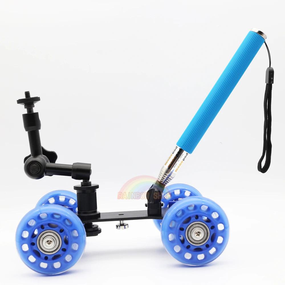 3in1 Table photography dolly + 7 inch Magic arm + Handheld lever